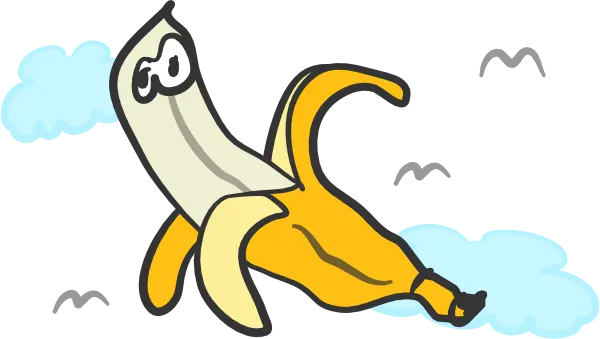 Die fliegende Banane