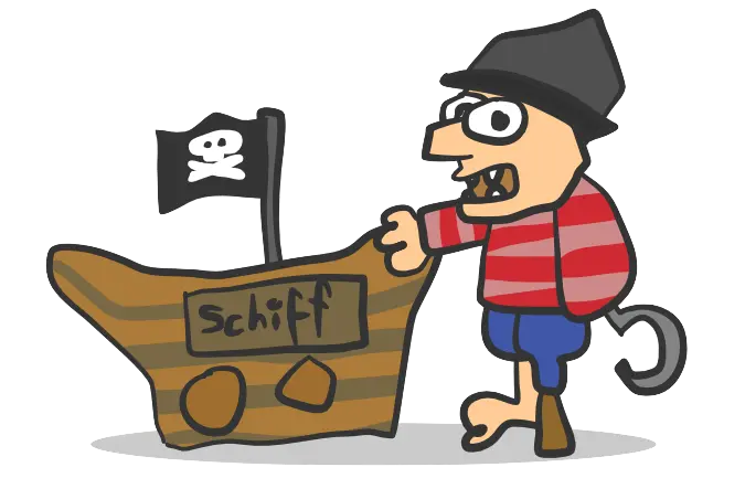 Flashback im Kombi-Piratenschiff